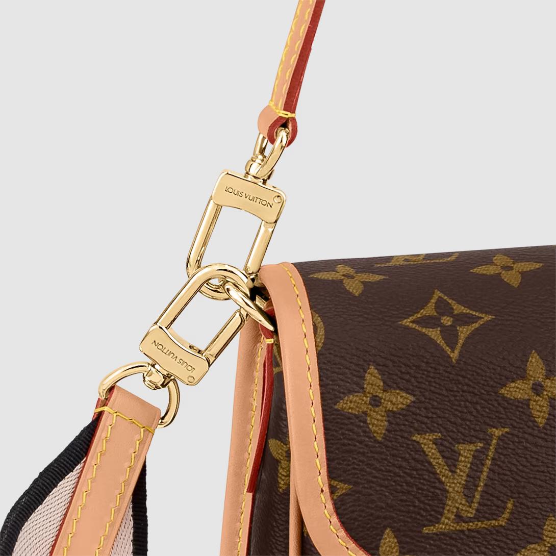 Túi Louis Vuitton Diane Monogram Nữ Đen Nâu